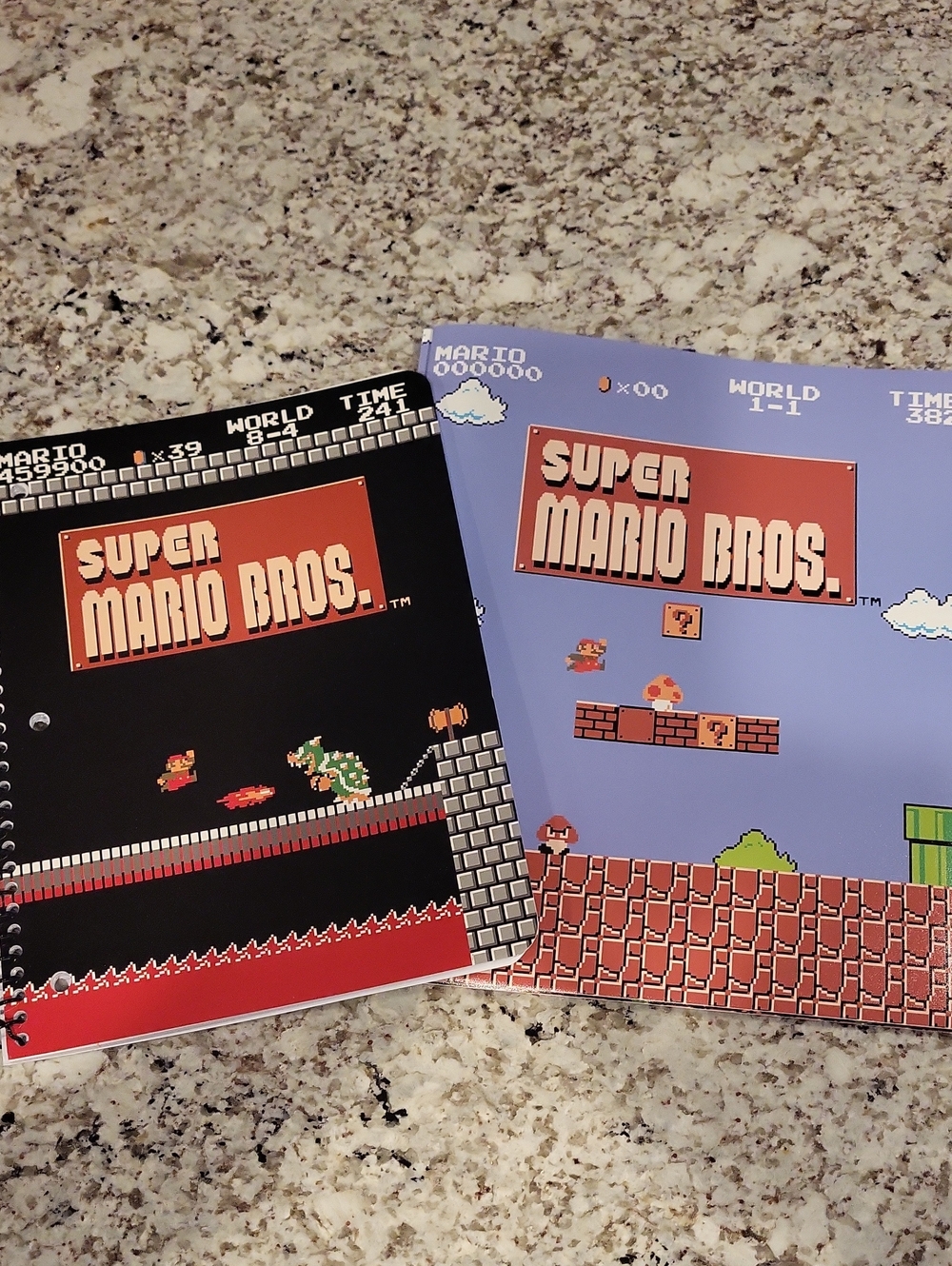 Nintendo Notebook & Folder Super Mario Bros  Back To School